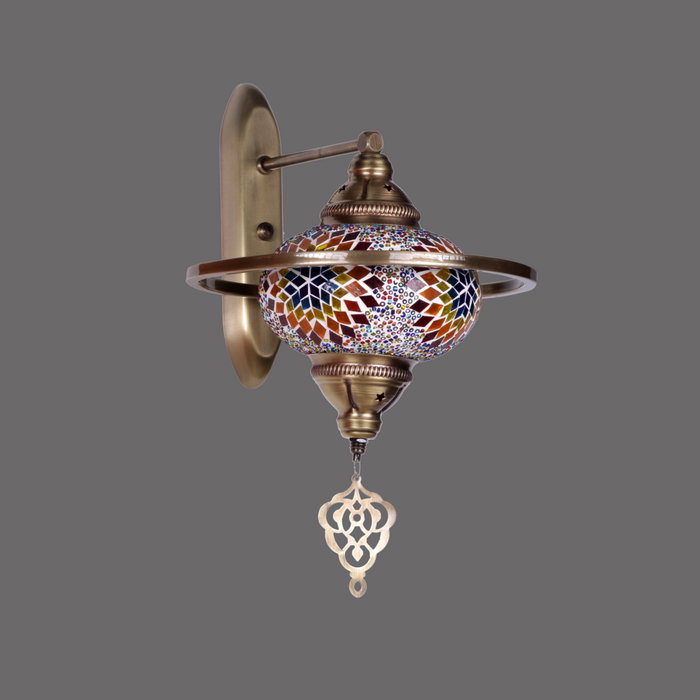 Opviq Yeni Macellan Aplik Mozaik Camlı - 7788-2A Multicolor